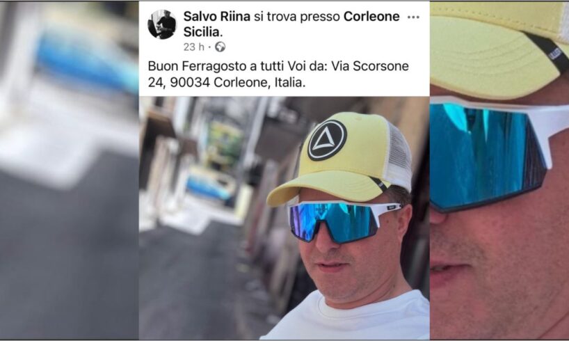 Riina jr modifica sui social il post “Buon Ferragosto”: nozze segrete per il figlio del boss