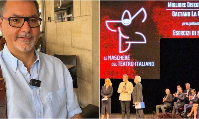 Teatro, La Mela dopo il premio nazionale ‘Le Maschere’: “La mia vittoria suggella il lavoro di tutto lo ‘Stabile’ di Catania” (VIDEO INTERVISTA)