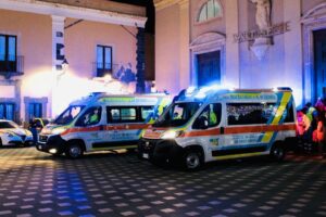 S. M. di Licodia, la ‘Misericordia’ inaugura due nuove ambulanze: “Assistenza di qualità per il trasporto dei pazienti”