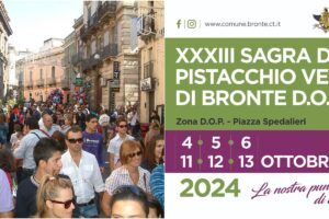 Bronte, conto alla rovescia per la Sagra del Pistacchio: dal 4 al 6 e dall’11 al 13 ottobre