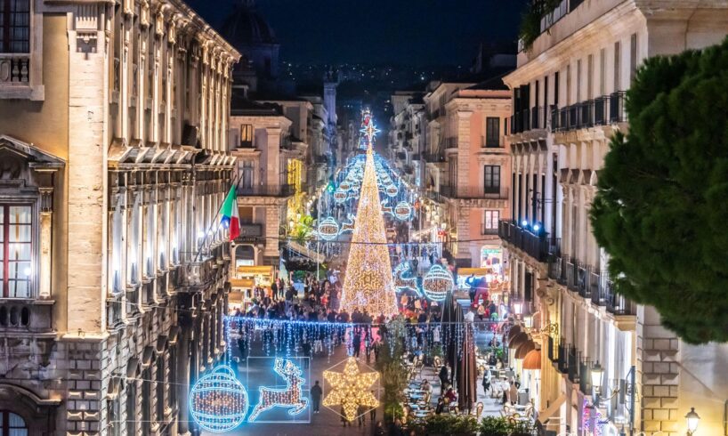 Turismo, 7 italiani su 10 fanno le vacanze di Natale: Catania al quarto posto tra le mete preferite