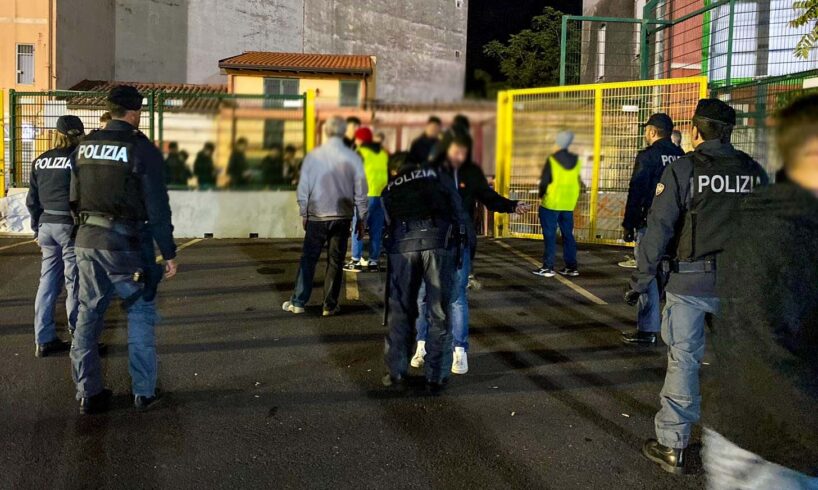 Catania, rissa al ‘Massimino’ e crollo balaustra: arrestati due tifosi violenti